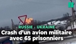 Guerre en Ukraine : un avion russe s’écrase avec 65 prisonniers de guerre ukrainiens à son bord