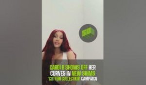 Cardi B Shows Off Her Curves In New Skims 'Cotton Collection' Campaign