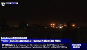 Colère des agriculteurs: un pont francilien bloqué par des tracteurs