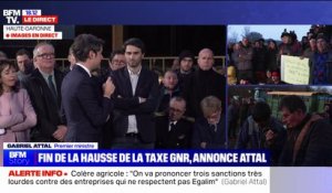 Gabriel Attal aux agriculteurs: "Je ne vous lâcherai pas"