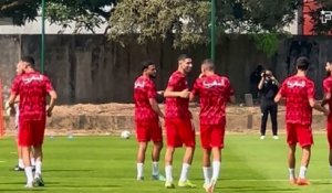 Au cœur de la séance d'entraînement du Maroc à la CAN 2023