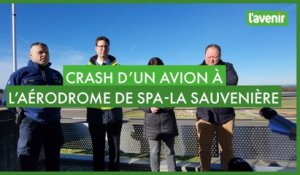 Crash d'un avion à l'aérodrome de Spa-La Sauvenière