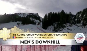 Le replay de la descente garçons à Châtel - Ski alpin - Mondiaux juniors