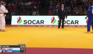 Faiza Mokdar en finale - Judo - Paris Grand Slam