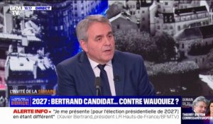 Xavier Bertrand: Laurent Wauquiez "est le candidat naturel d'Éric Ciotti, mais ce n'est pas le candidat naturel de LR"