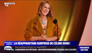 Les premières photos de l'apparition surprise de Céline Dion aux Grammy Awards