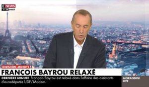 Le président du MoDem, François Bayrou, relaxé dans l’affaire des assistants parlementaires européens - "Aucun élément ne permet d’affirmer qu’il avait connaissance de l’inexécution de ces contrats", selon le Tribunal