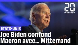 Etats-Unis : Joe Biden confond François Mitterrand et Emmanuel Macron