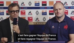 Bleus - Galthié : "Le travail est tourné vers une seule chose : faire regagner l'équipe de France"