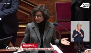 Audiovisuel public : Rachida Dati assure qu'elle reprendra les propositions du Sénat