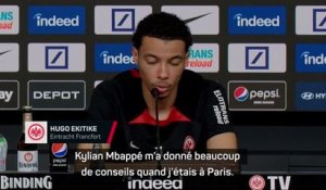 Francfort - Ekitike : "Mbappé m'a donné beaucoup de conseils quand j'étais à Paris"