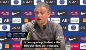 Luis Enrique sur le Parc des Princes : "Le président a été très clair"