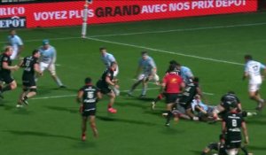 TOP 14 - Essai de Pierre-Louis BARASSI (ST) - Stade Toulousain - Aviron Bayonnais