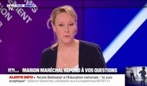 Marion Maréchal sur Sarah Knafo: "J'ai souhaité qu'elle fasse partie de cette liste" aux élections européennes