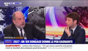 Éric Dupond-Moretti: "Je ne crois pas en la dédiabolisation" du Rassemblement national
