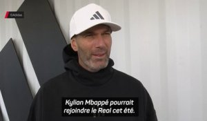 Zidane se prononce sur la possible signature de Mbappé au Real