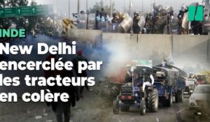 En Inde, des agriculteurs en colère veulent aussi marcher sur la capitale, qui se barricade