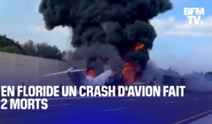 États-Unis: un jet privé s'est écrasé sur une autoroute en Floride faisant au moins deux morts