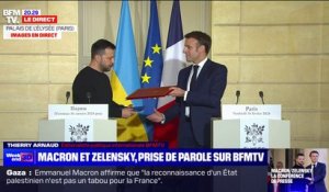 Emmanuel Macron et Volodymyr Zelensky signent un accord bilatéral de sécurité entre la France et l'Ukraine