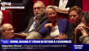 Le retour d'Élisabeth Borne, d'Olivier Véran et de Clément Beaune à l'Assemblée