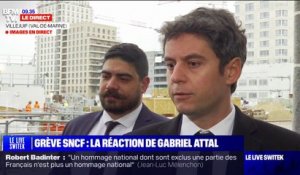 Gabriel Attal sur la grève SNCF: "Les Français sont très attachés au droit de grève (...) mais ils savent aussi que travailler est un devoir"