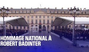 Les moments forts de l'hommage national à Robert Badinter