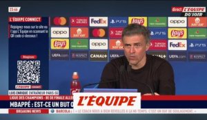 Luis Enrique : «Il y a eu deux mi-temps très différentes» - Foot - C1 - PSG