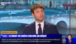 ÉDITO - Grève à la SNCF: "Gabriel Attal joue un grand classique, celui de l'opinion contre les grévistes"