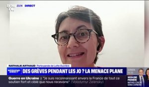 Grève à la SNCF: Nathalie Arthaud (porte-parole de Lutte ouvrière) affirme être "à 100% avec les contrôleurs de la SNCF" et dénonce "une campagne contre les cheminots"