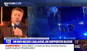 Supporters niçois pris pour cible: "C'est totalement inadmissible", affirme Christian Estrosi (maire Horizons de Nice)