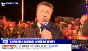 Grève SNCF: "Je déplore cette grève, qui est totalement inadmissible", affirme Christian Estrosi (Horizons)