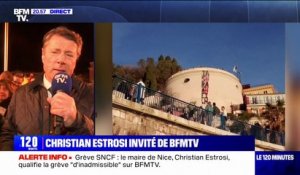 Banderole "Israël SS" à Nice: ceux qui l'ont posée "seront interpellés et ils seront poursuivis", affirme le maire Christian Estrosi