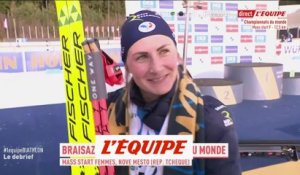 Braisaz-Bouchet : «Beaucoup de soulagement» - Biathlon - Mondiaux (F)
