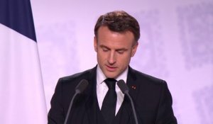"Il se voulait poète, il devient soldat de l'ombre": Emmanuel Macron à la cérémonie de panthéonisation de Missak Manouchian