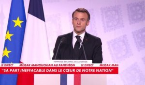 Emmanuel Macron : «Il demande par deux fois à devenir Français, en vain, car la France avait oublié sa vocation d’asile aux persécutés»