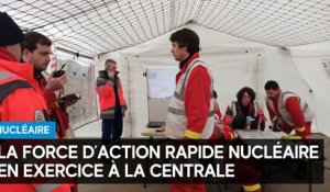 La Force d’action rapide nucléaire en exercice à la centrale nucléaire de Nogent-sur-Seine