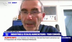 Grand débat au Salon de l'agriculture: "Les affaire agricoles ne concernent pas que les agriculteurs et la distribution", pour François Veillerrette (porte-parole de Générations Futures)