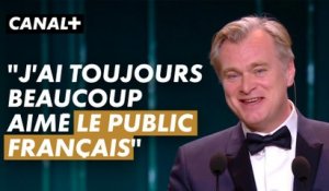 Christopher Nolan reçoit son César d'honneur  ! - César 2024 - CANAL+