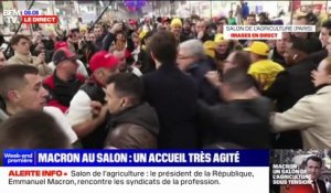 Salon de l'agriculture: des tensions très vives dès l'arrivée d'Emmanuel Macron