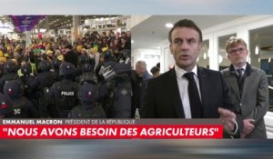 «On a aujourd'hui une crise, qui est une crise de revenu, de confiance et de reconnaissance», concède Emmanuel Macron