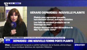 Affaire Depardieu: "Il l'a coincée entre ses jambes et l'a touchée sur le corps, jusqu'à la poitrine", raconte l'avocate d'une nouvelle plaignante