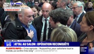 Gabriel Attal au Salon de l'agriculture: "Samedi, on a vu des personnes qui sont venues pour créer du chaos"