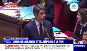 Ukraine: "La Russie a aussi choisi de s'en prendre à la France" via "des manœuvres d'influence", déclare Gabriel Attal