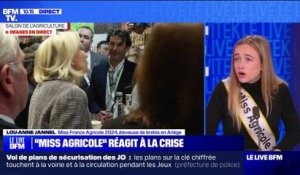 Lou-Anne Jannel (Miss France Agricole 2024): "On nous donne pas assez de perspectives (...) on nous laisse dans un bain de requins"
