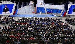 Avancées en Ukraine, menace nucléaire : ce que Poutine a déclaré dans son discours à la nation