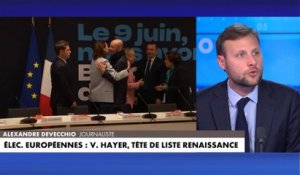 Alexandre Devecchio à propos de la nomination de Valérie Hayer comme tête de liste de Renaissance aux élections européennes : «Cela me paraît être surtout un élément marketing dans une campagne où il y avait peu de candidats pour se dévouer»