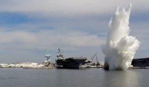 États-Unis : le spectaculaire crash-test de la catapulte de l'USS John F. Kennedy