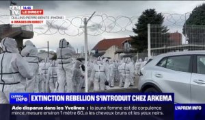 Des militants d'Extinction Rebellion s'introduisent sur un site d'Arkema, dans le Rhône