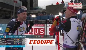 Laegreid remporte la mass-start, Claude (4e) et Jacquelin (5e) - Biathlon - CM (H)