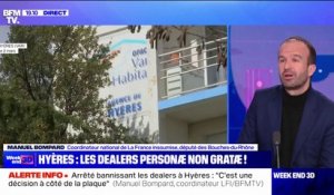 "C'est une décision à côté de la plaque": Manuel Bompard réagit à l'arrêté interdisant la circulation de dealers marseillais à Hyères, dans le Var